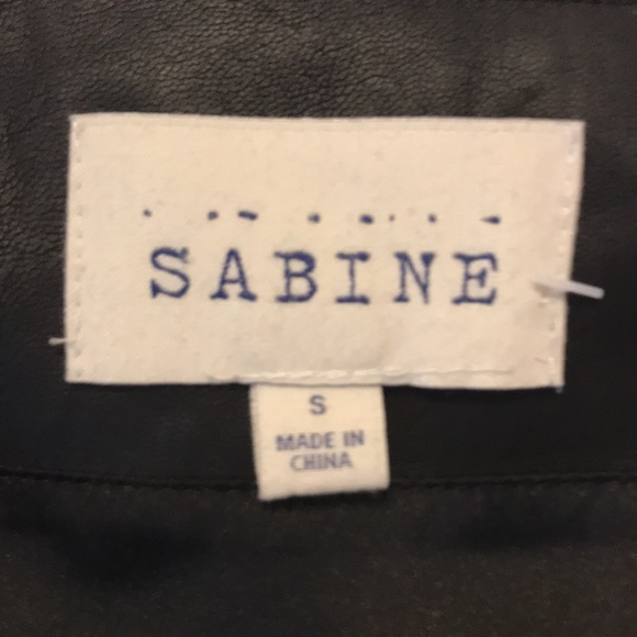 Sabine Faux leather fringed mini S - Picture 3 of 4